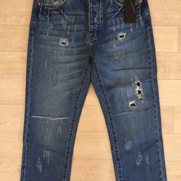 One Teaspoon Hooligans Pacifica Cropped Distressed - Picture 6 of 6